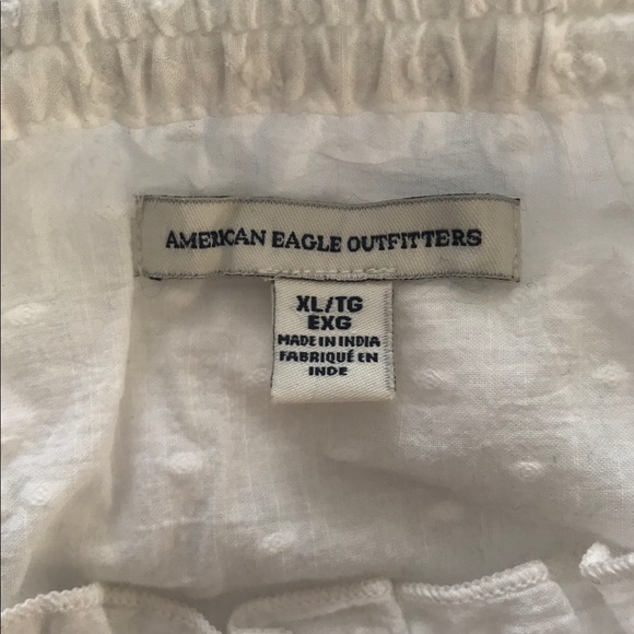 American Eagle, off the shoulder, white top - Picture 3 of 3